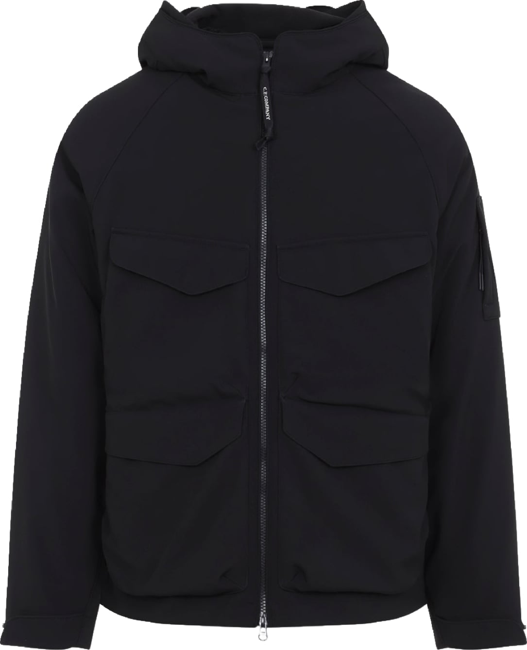 Cp Company Shell Padded Hooded Lens Jacket