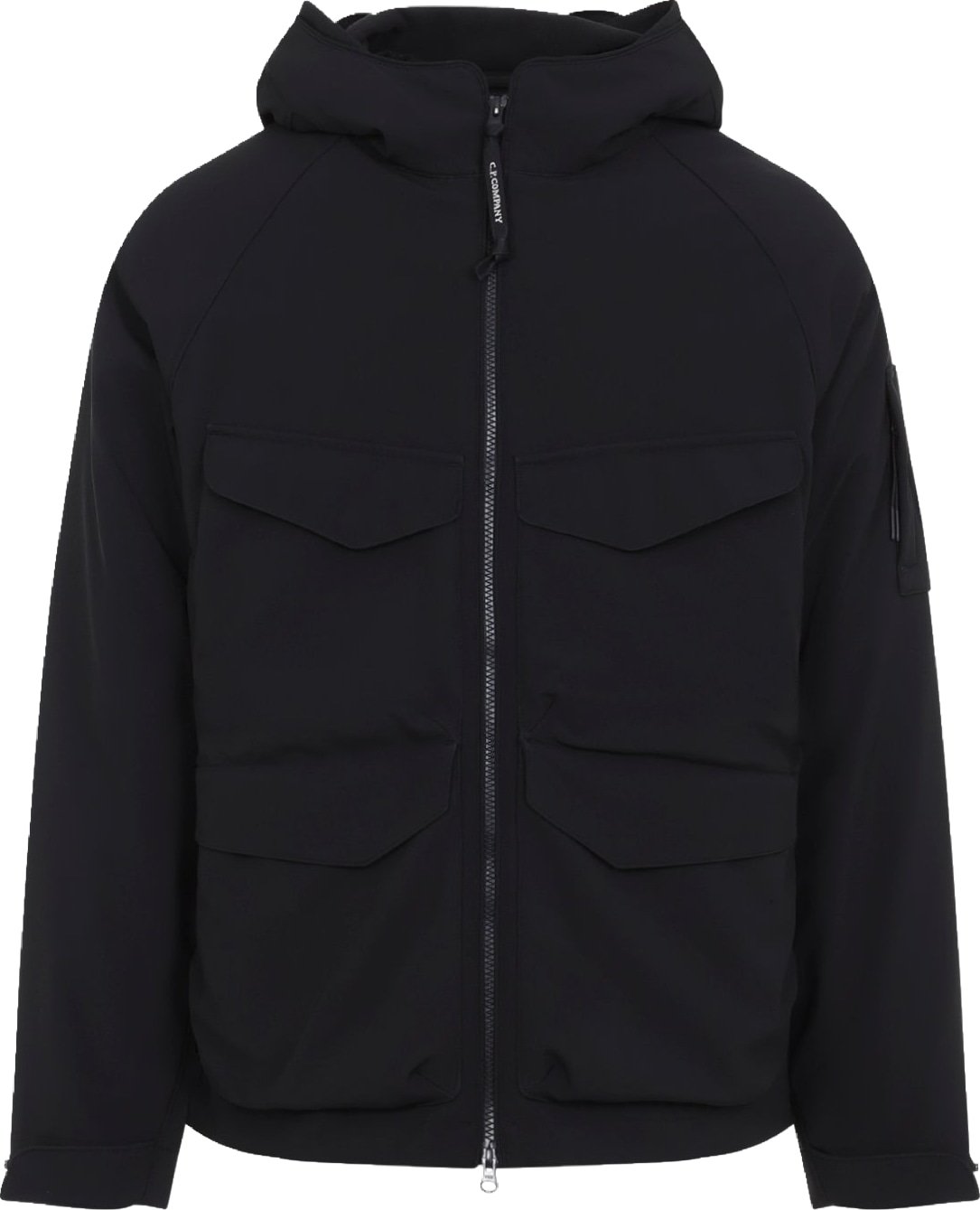 Cp Company Shell Padded Hooded Lens Jacket