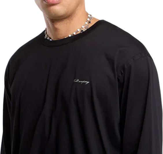 t-shirt lange mouwen zwart