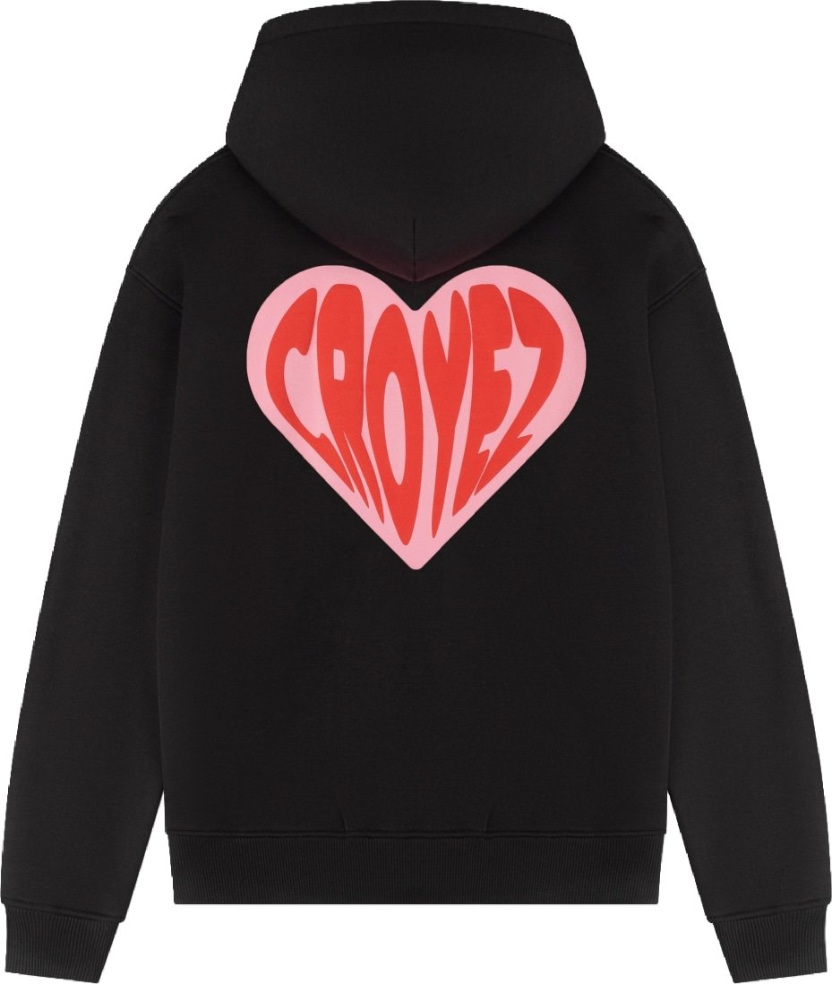 Croyez Puffed Heart Zip Hoodie