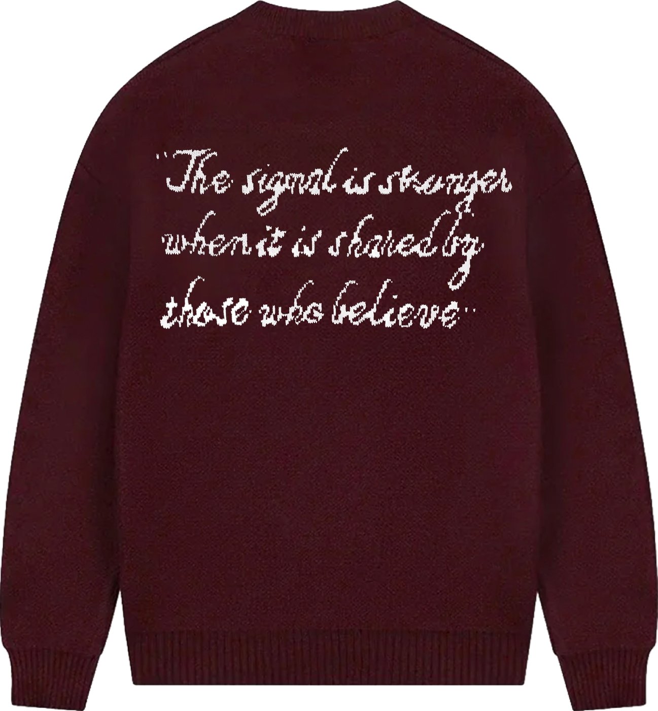 Croyez Lost Signal Knit Sweater