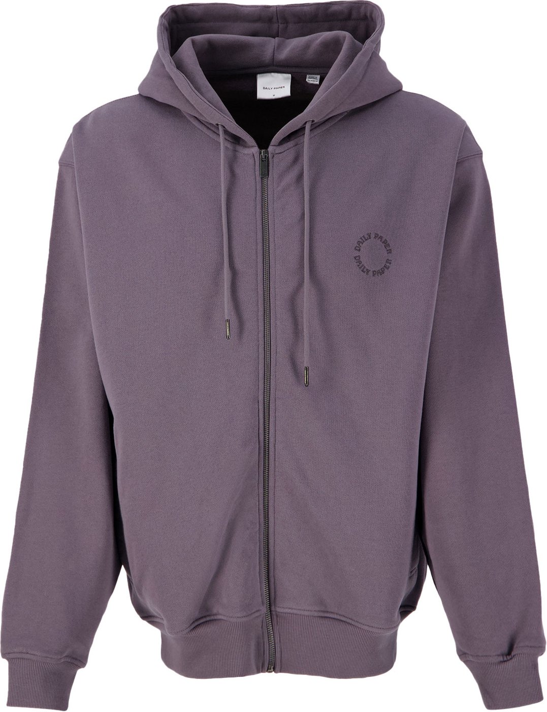 zipped hoodie grey