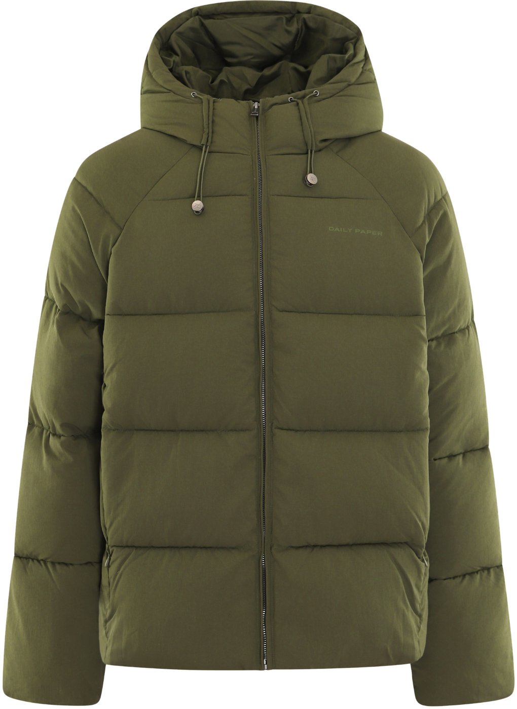 Heren Relaxed Puffer Groen