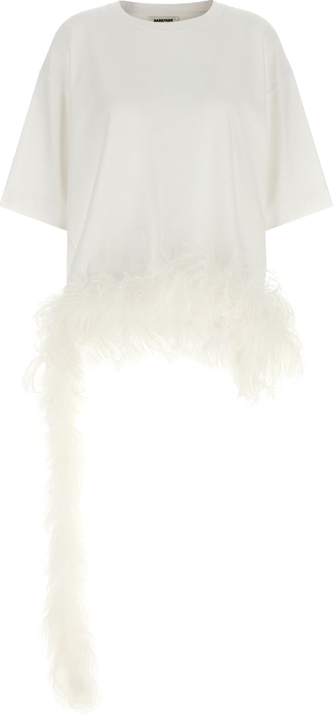 Darkpark White Cotton T-Shirt