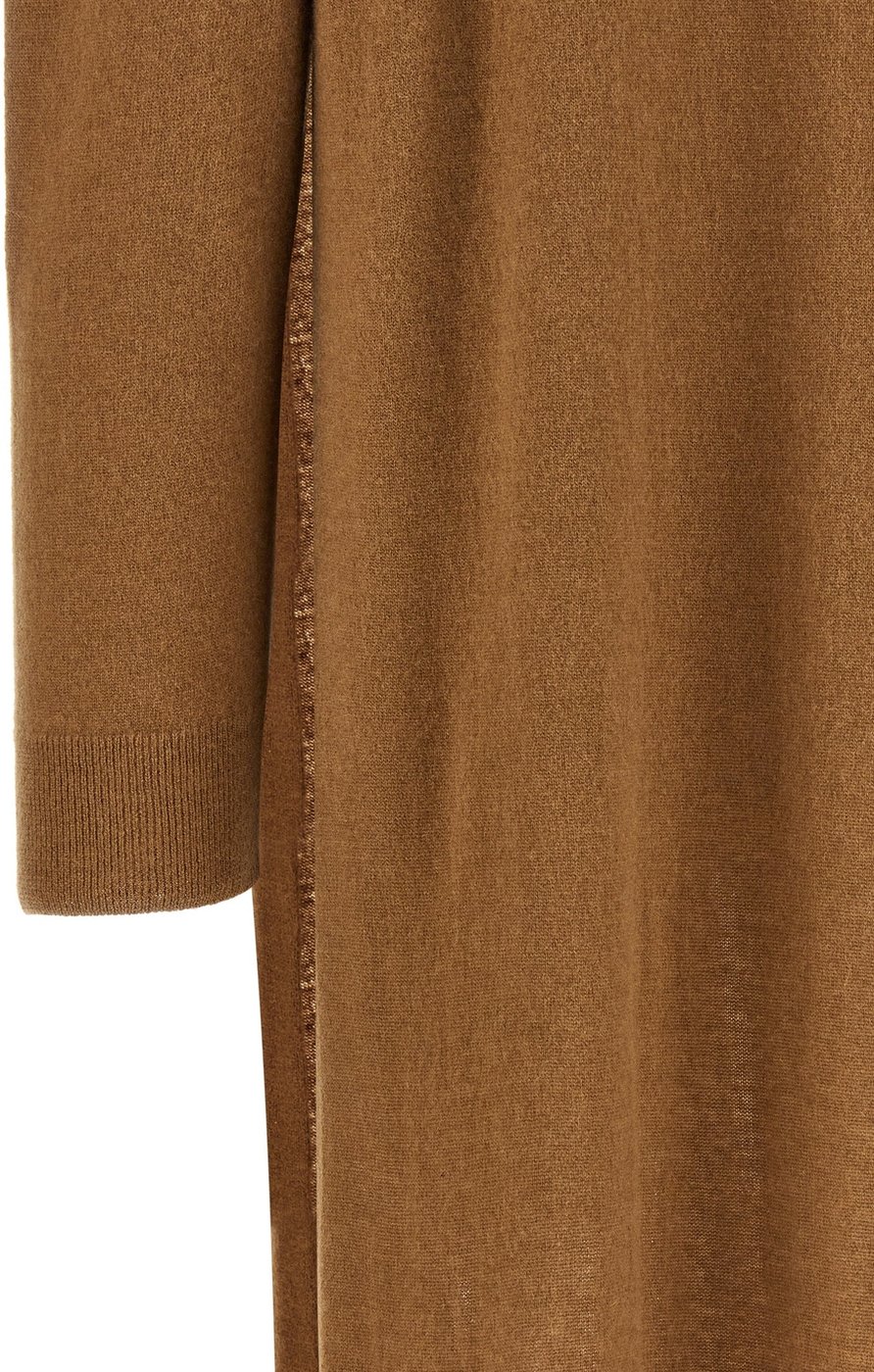 Darkpark Beige Merino Wool Cardigan