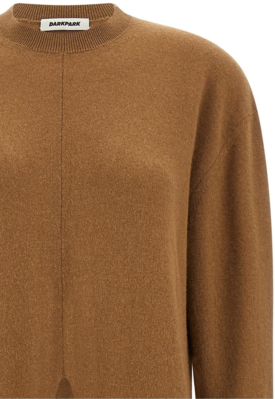 Darkpark Beige Merino Wool Cardigan