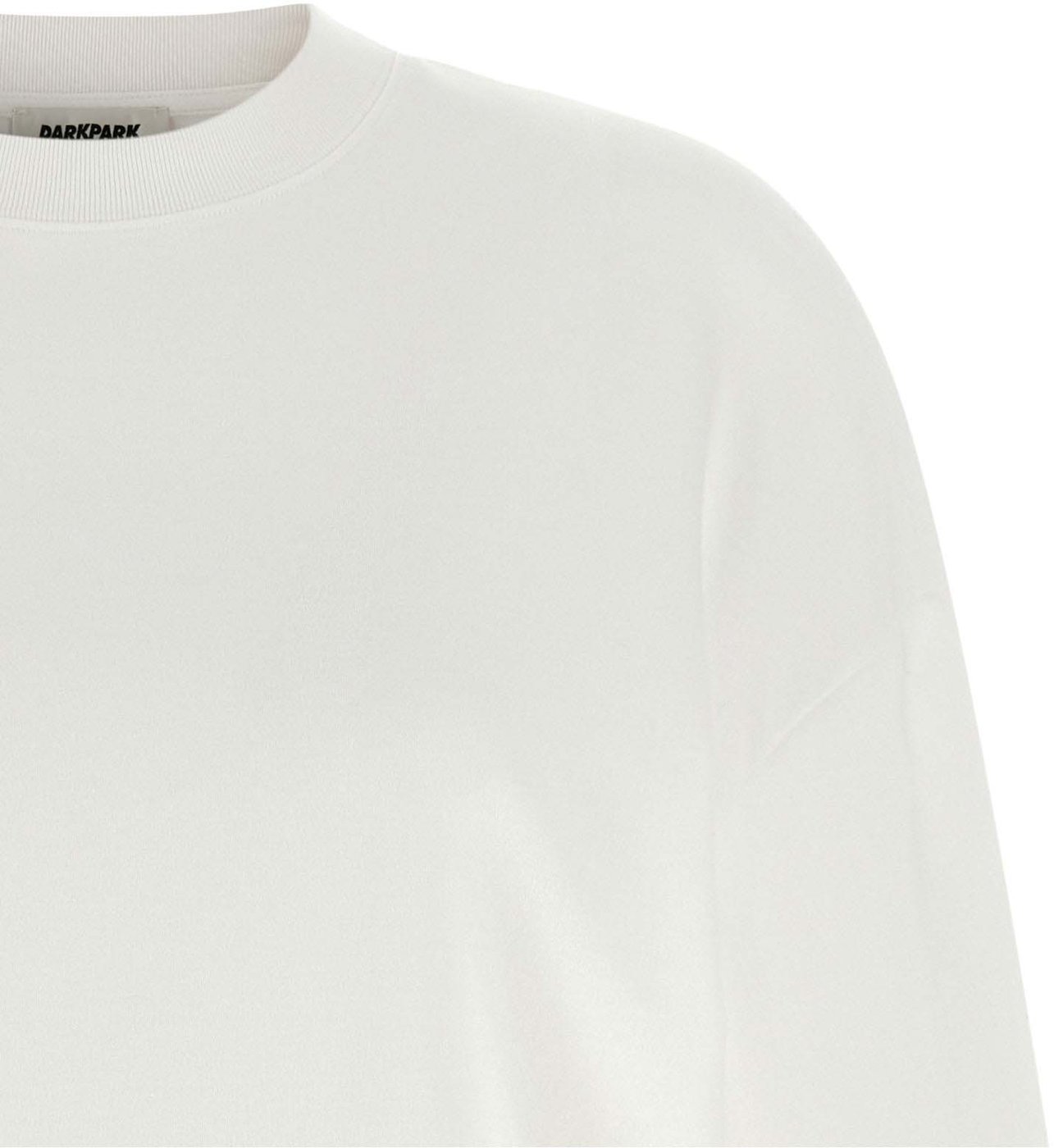 Darkpark White Cotton Sweatshirt