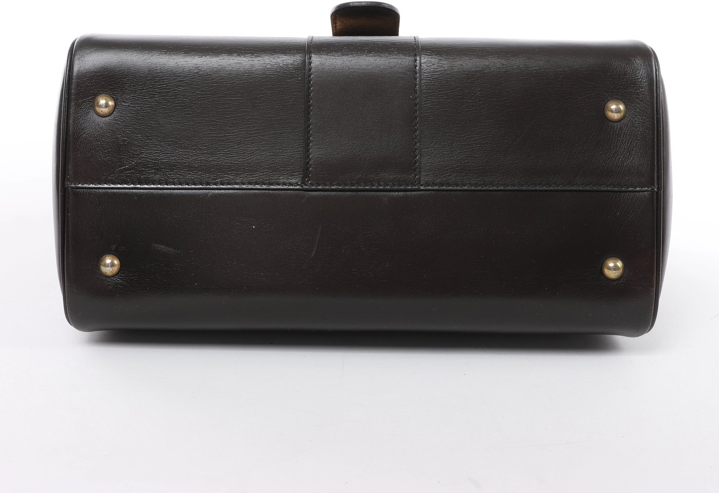 Delvaux Brillant MM Leather Handbag in Brown