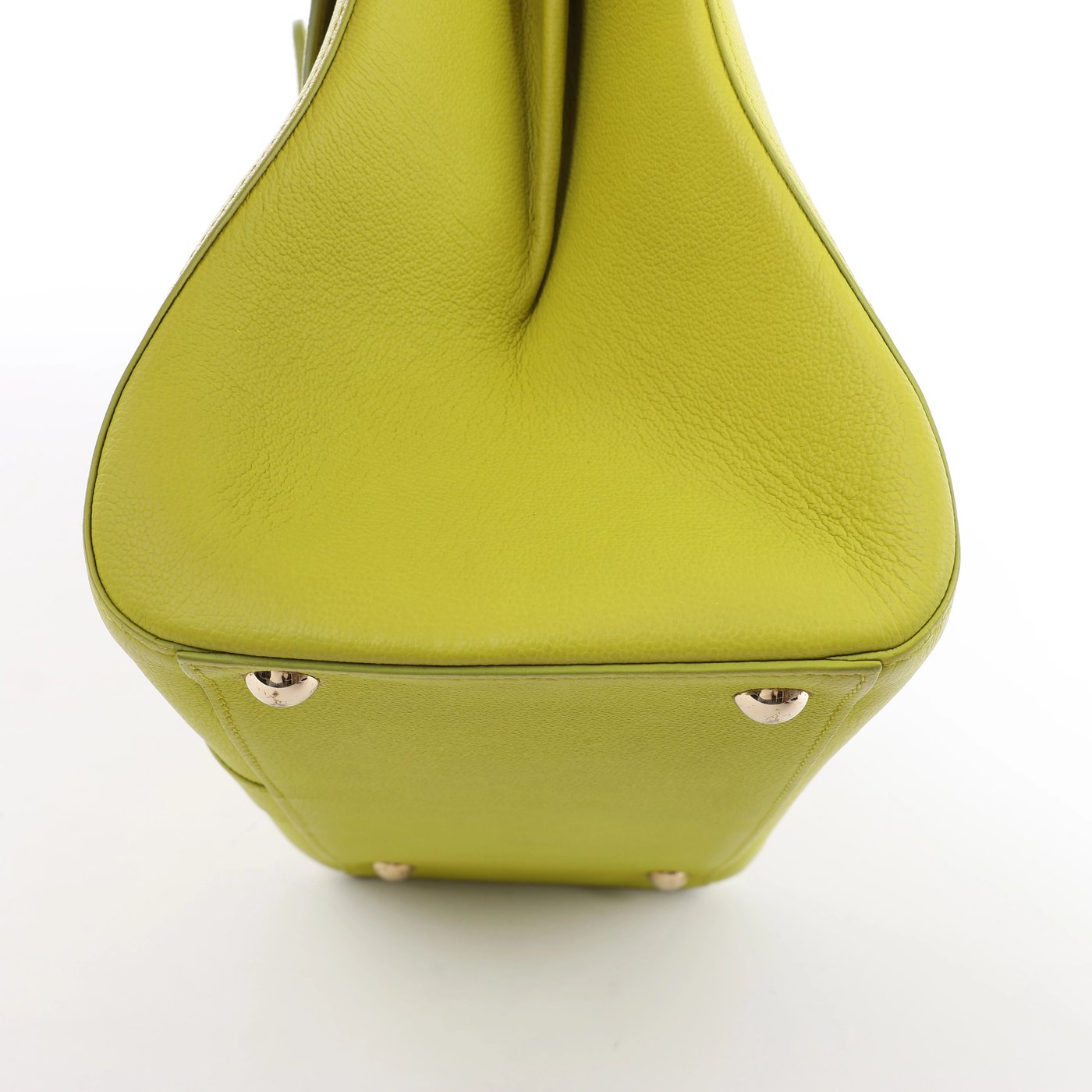 Delvaux Brillant MM Leather 2Way Handbag in Green
