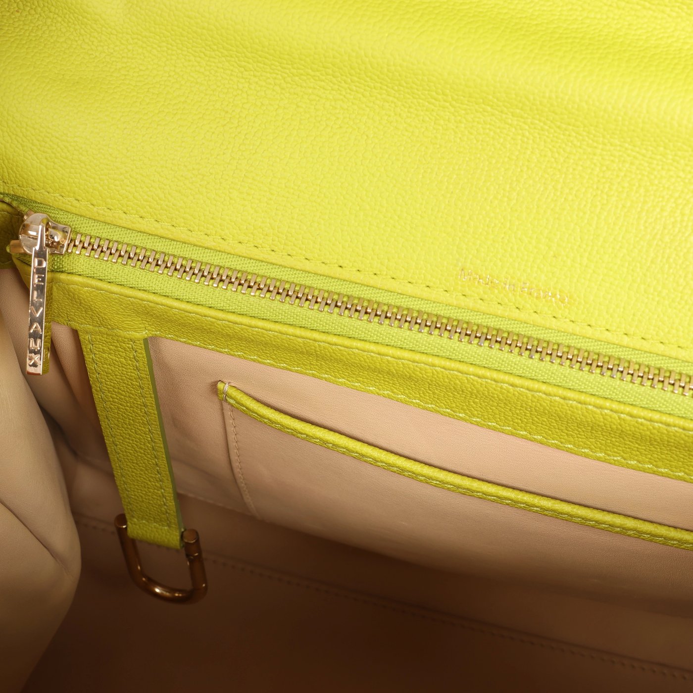 Delvaux Brillant MM Leather 2Way Handbag in Green