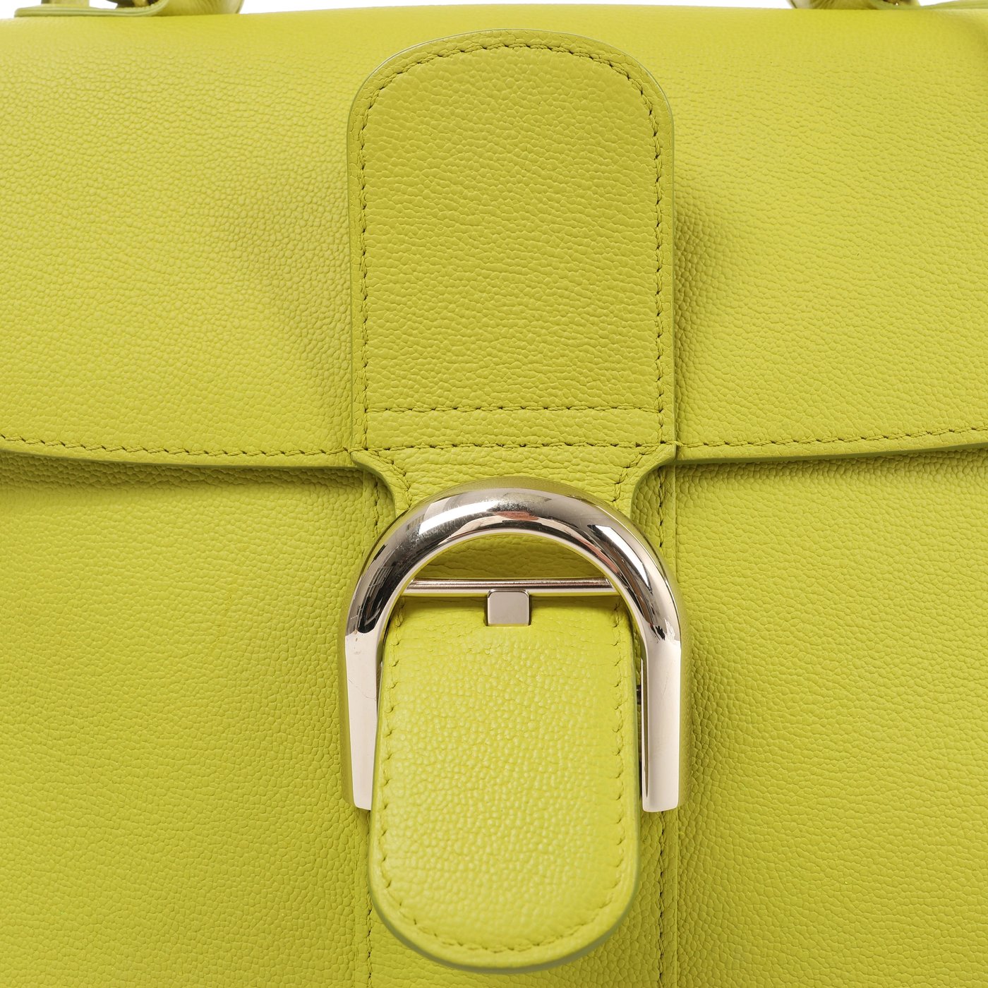 Delvaux Brillant MM Leather 2Way Handbag in Green