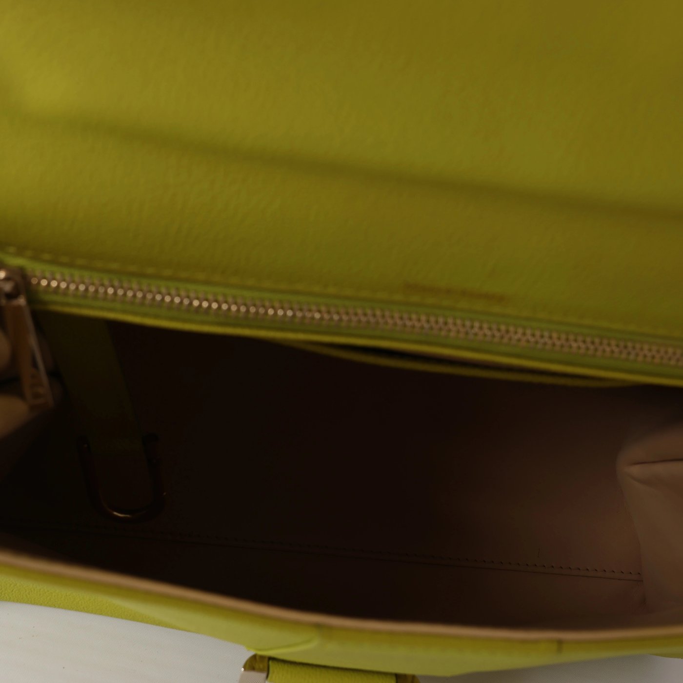 Delvaux Brillant MM Leather 2Way Handbag in Green