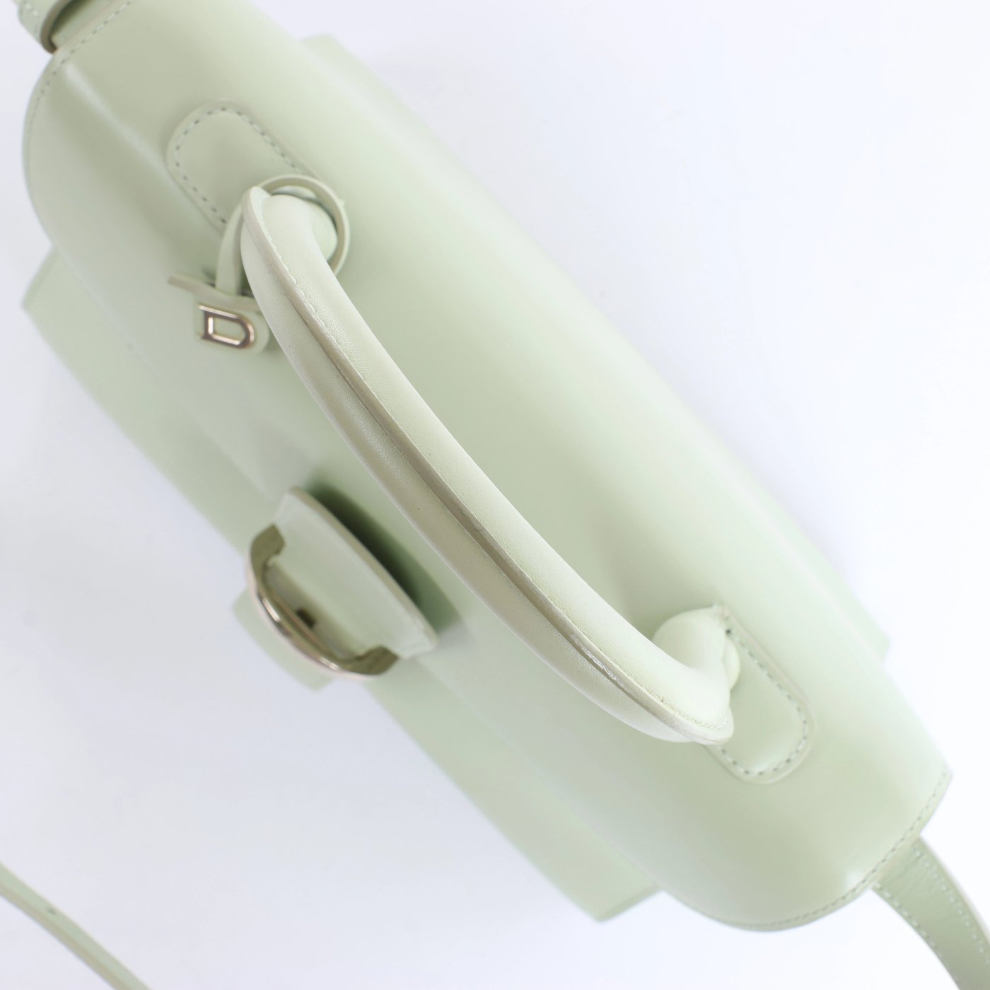 Delvaux Brillant MM Leather 2Way Handbag in Green