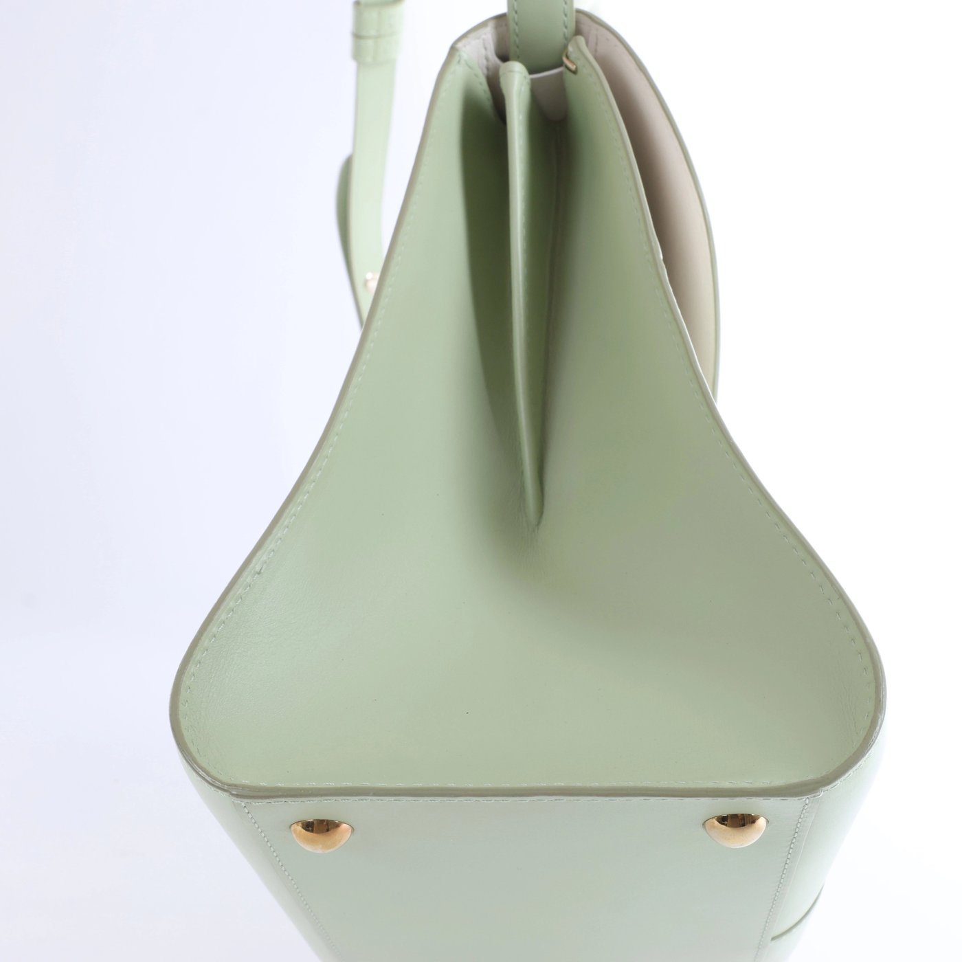 Delvaux Brillant MM Leather 2Way Handbag in Green