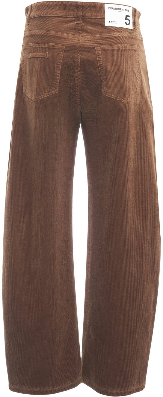 Corduroy trousers with patch pocket