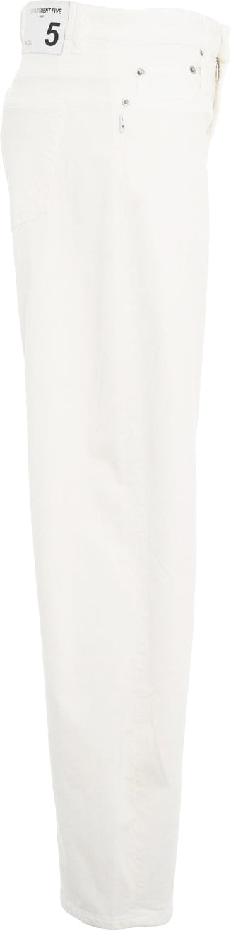 Corduroy trousers with patch pocket