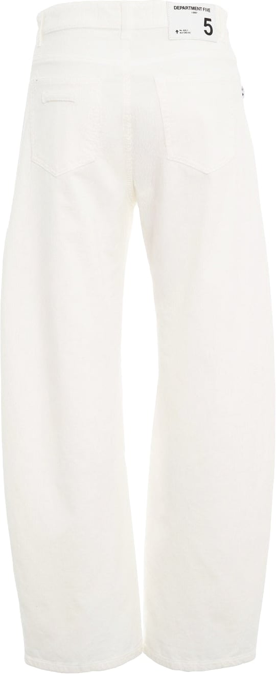Corduroy trousers with patch pocket
