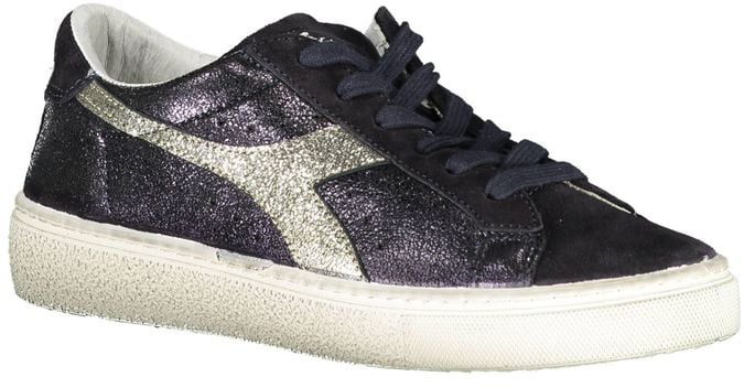 Diadora Black Leather Women Sneaker