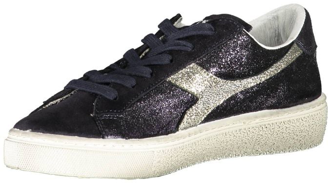 Diadora Black Leather Women Sneaker