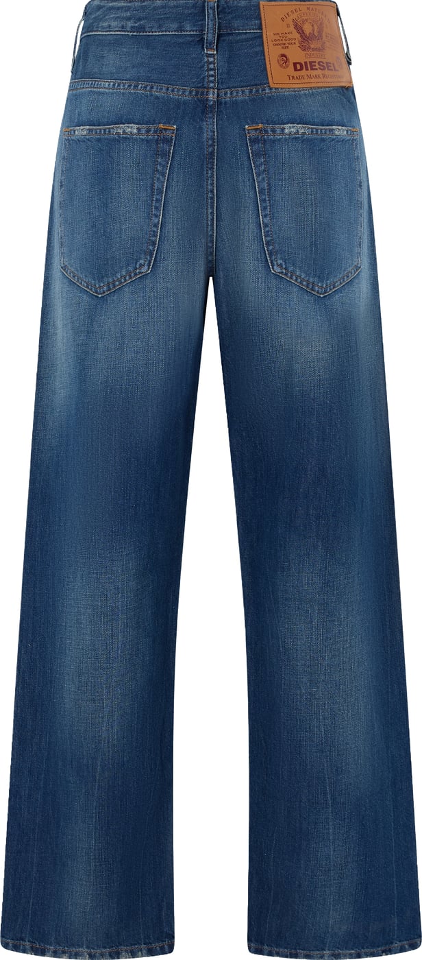 Comfortable Blue Classic Jeans Faded Modern Effect