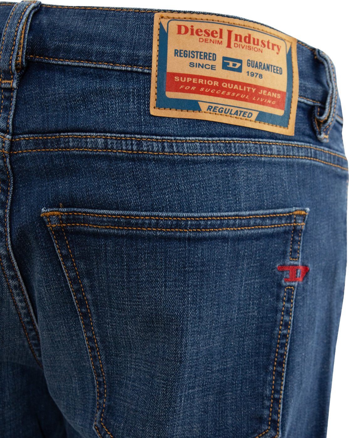 Heren D-Strukt Slim Fit Jeans