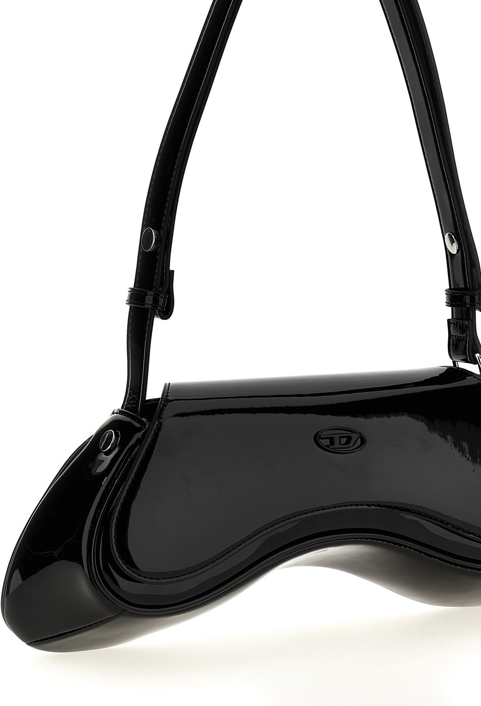 Diesel Black Polyethylene Shoulder Bag