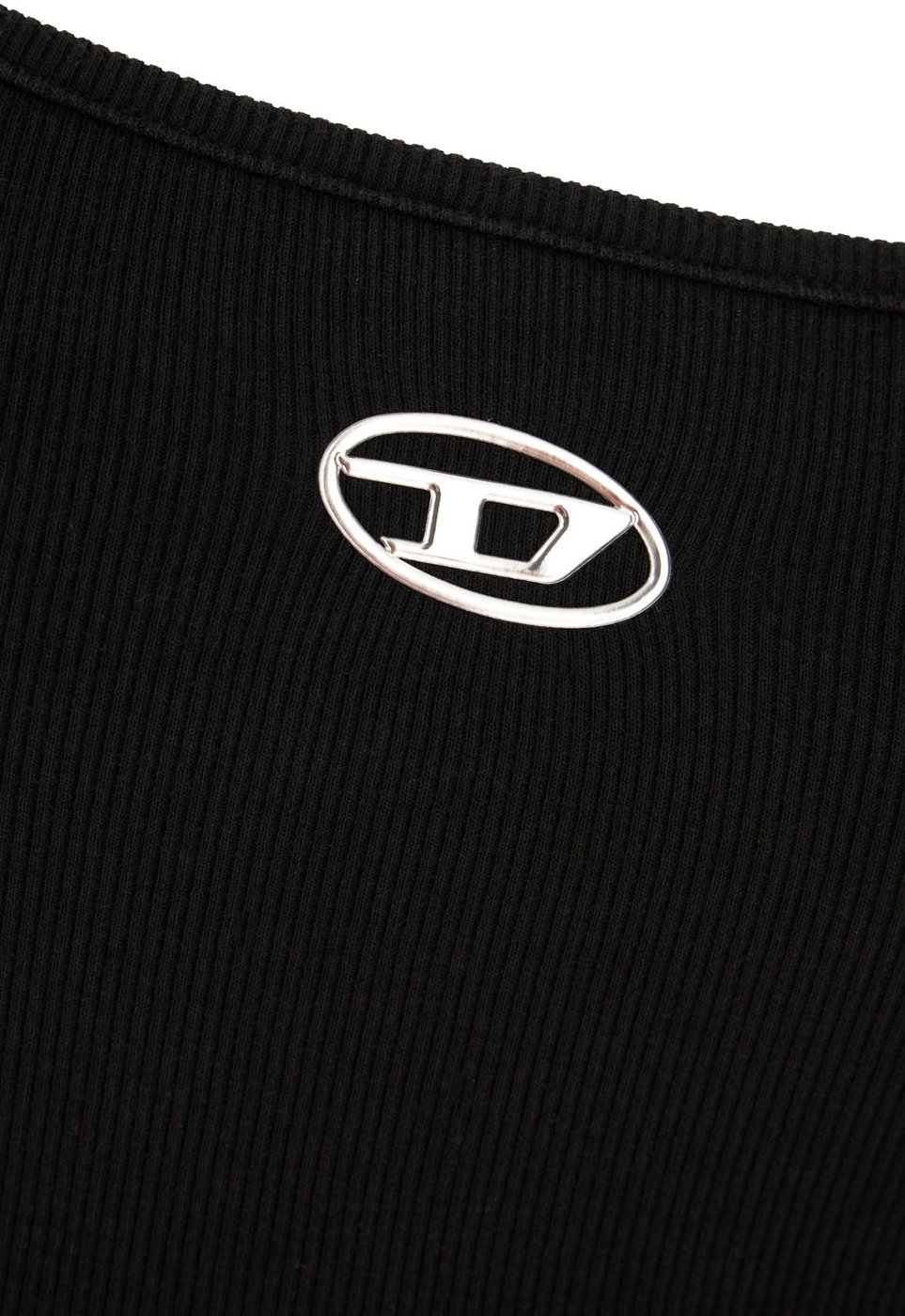 Diesel Black stretch cotton top