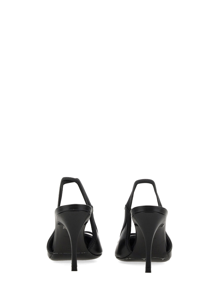 D-Venus Sb Leather Metallic Buckle Pumps