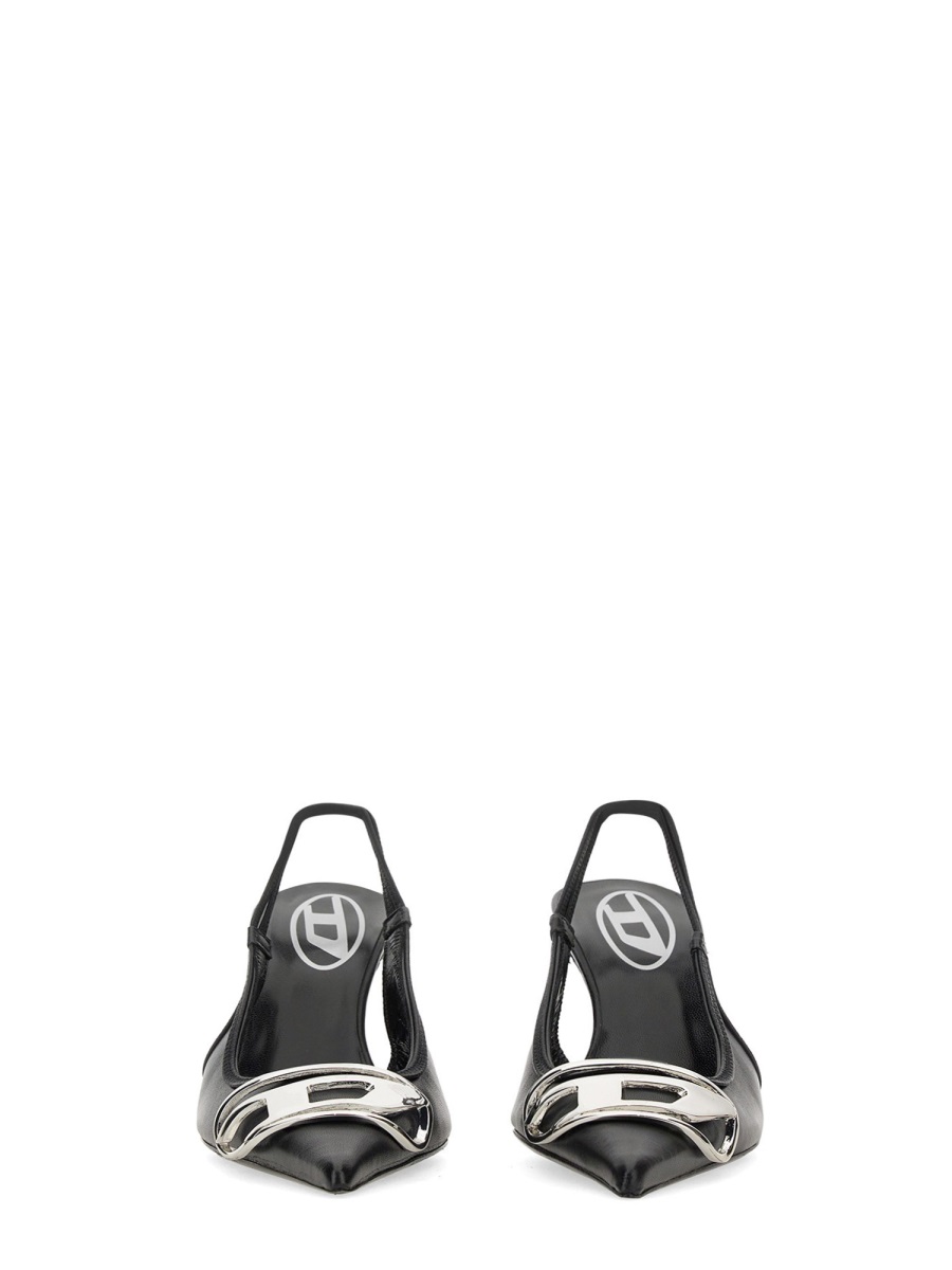 D-Venus Sb Leather Metallic Buckle Pumps