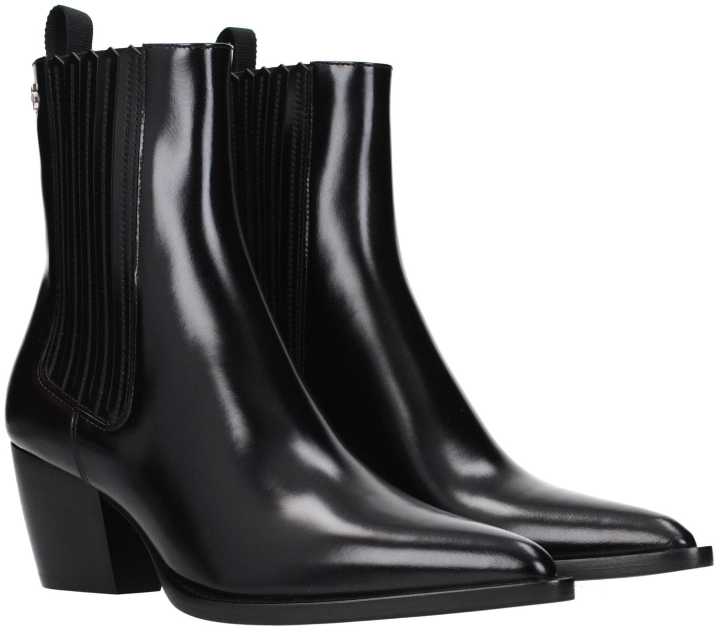 Christian Dior Black Leather Ankle Boots