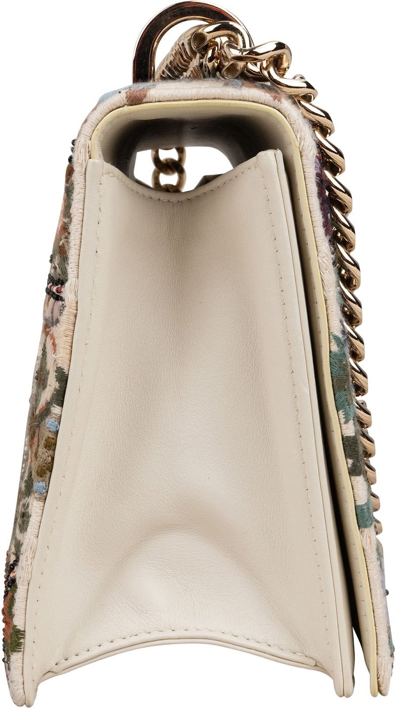 Christin Dior Limited Fabric Embroidered Kaleidiorscopie Diorama Shoulder Crossbody Bag