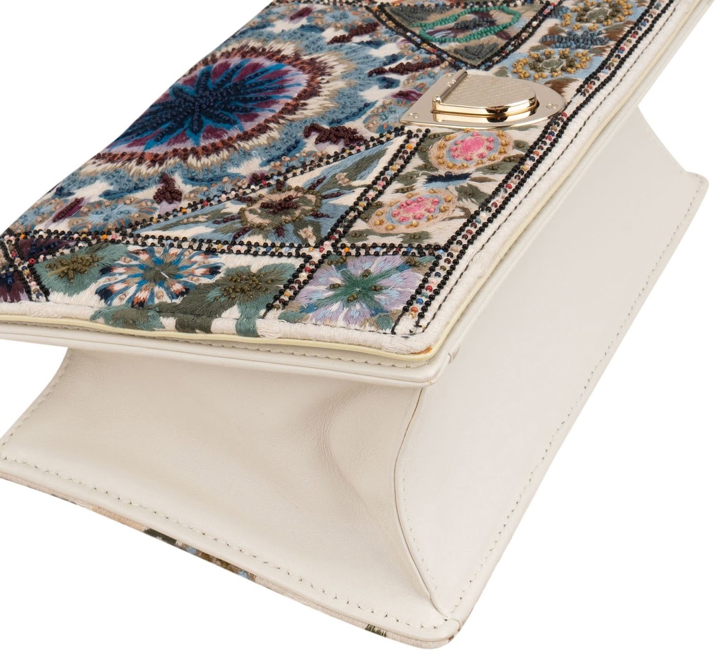 Christin Dior Limited Fabric Embroidered Kaleidiorscopie Diorama Shoulder Crossbody Bag
