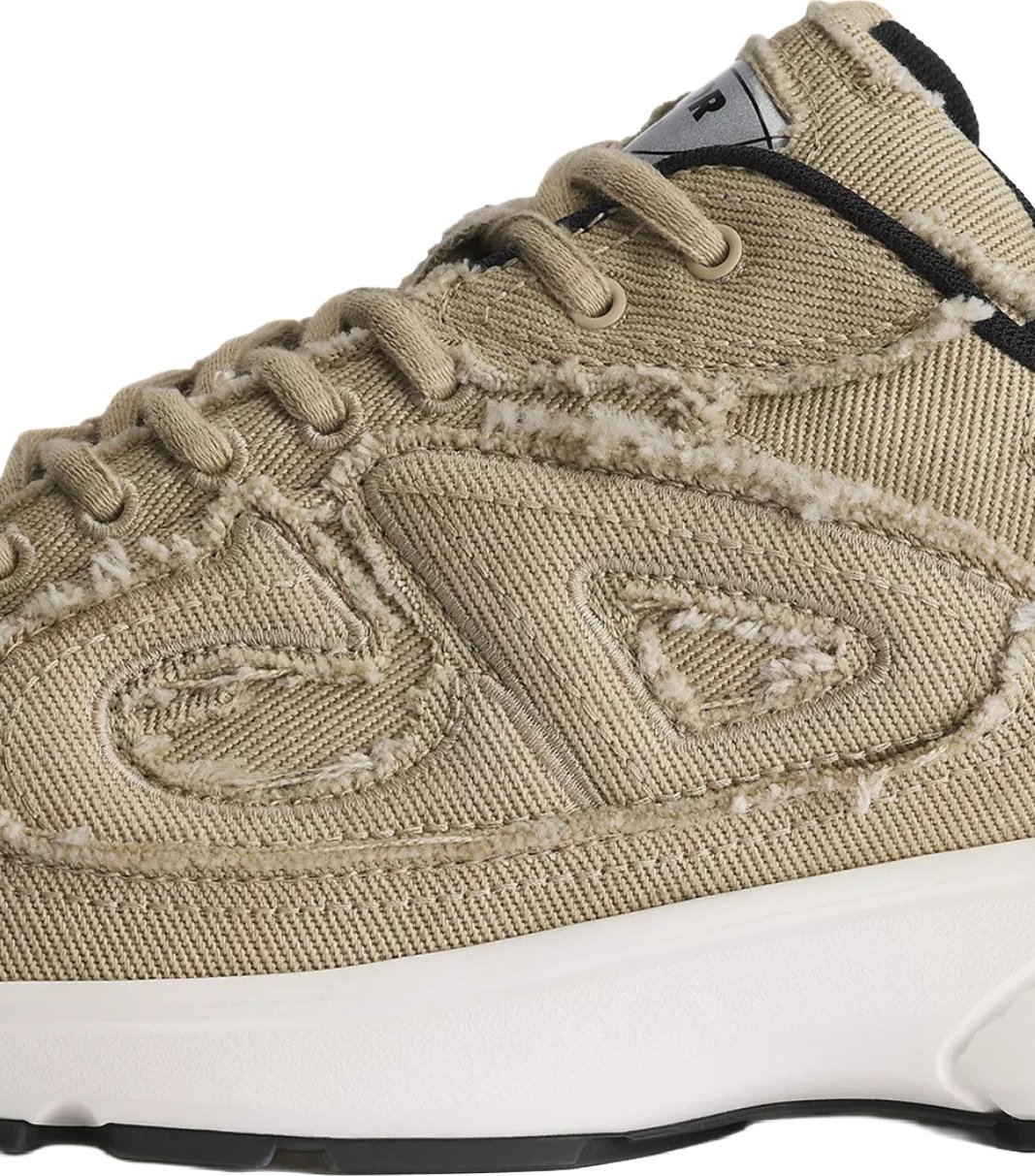 Dior B30 Countdown Men's Sneaker Beige Denim Canvas