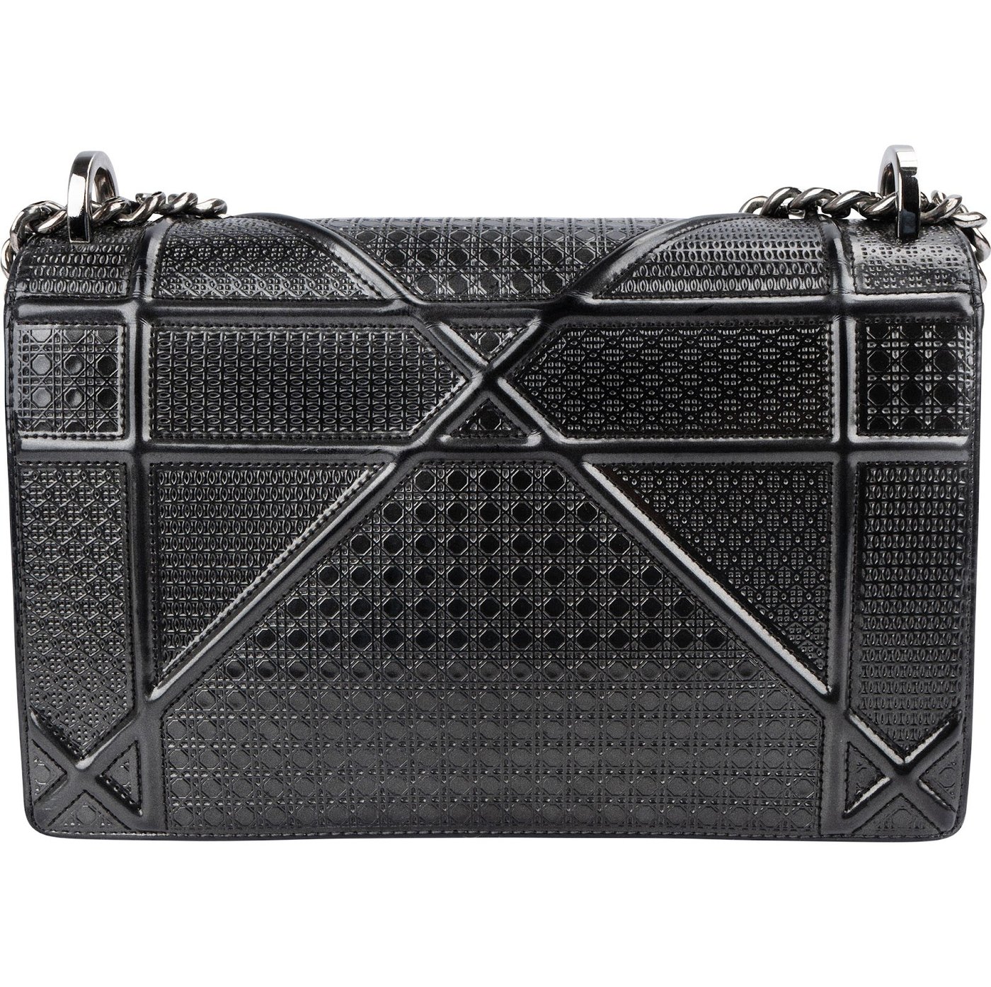Christian Dior Embossed Cannage Diorama Flap Crossbody Bag