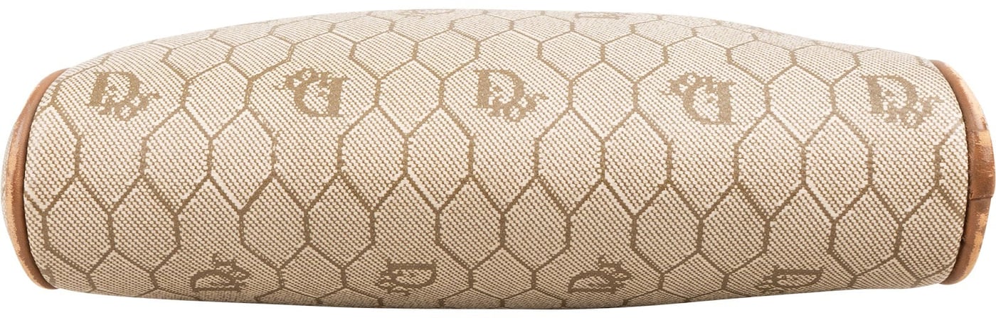 Christian Dior Honeycomb Monogram Coated Canvas Crossbody Bag