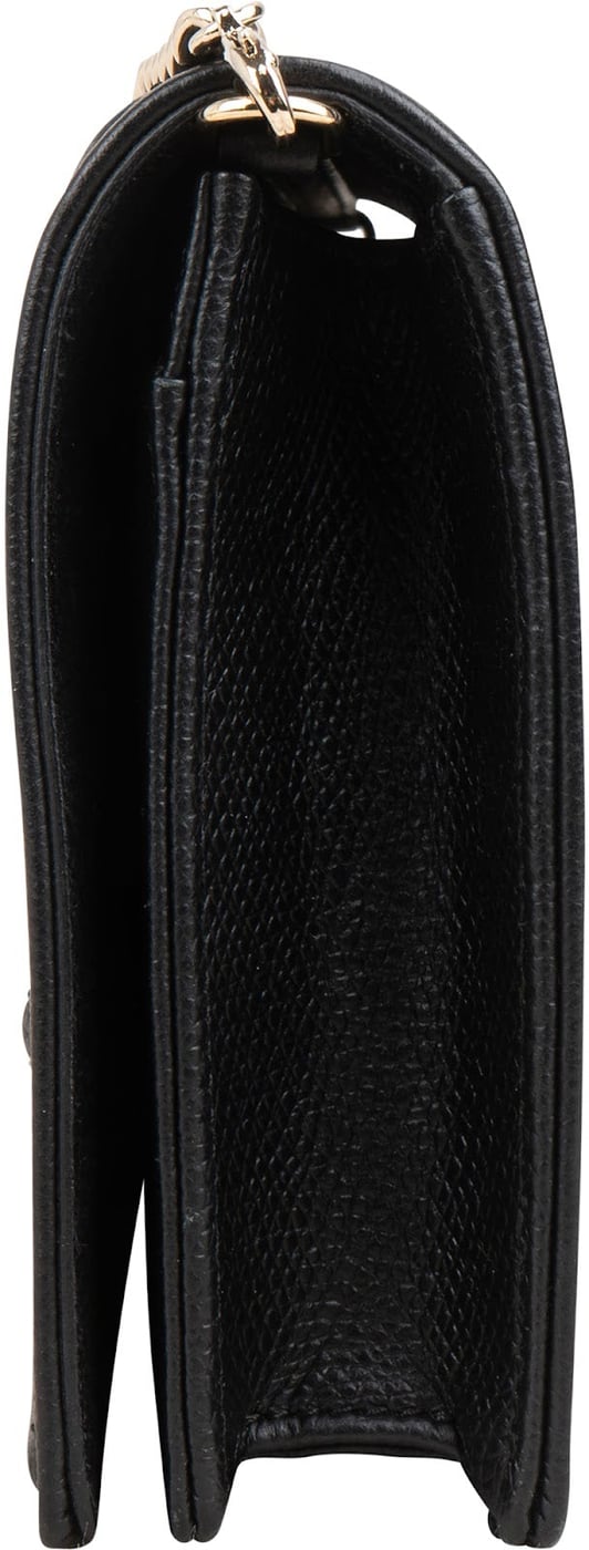 Christian Dior Grained Calfskin Diorama Wallet On Chain Crossbody Bag