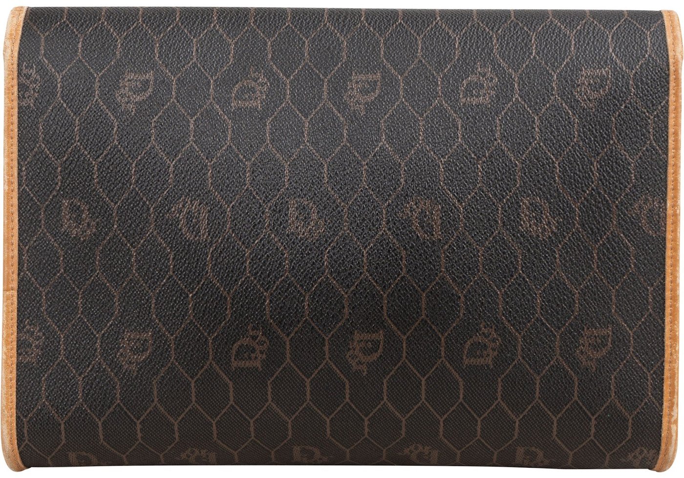 Christian Dior Honeycomb Canvas Chain Flap Crossbody Bag