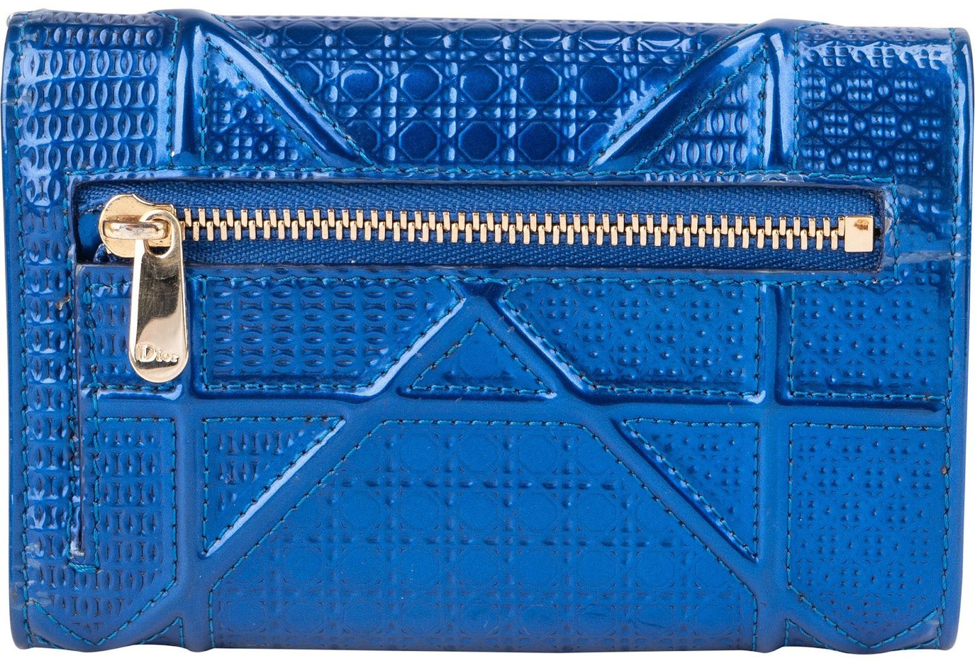 Christian Dior Patent Diorama Wallet