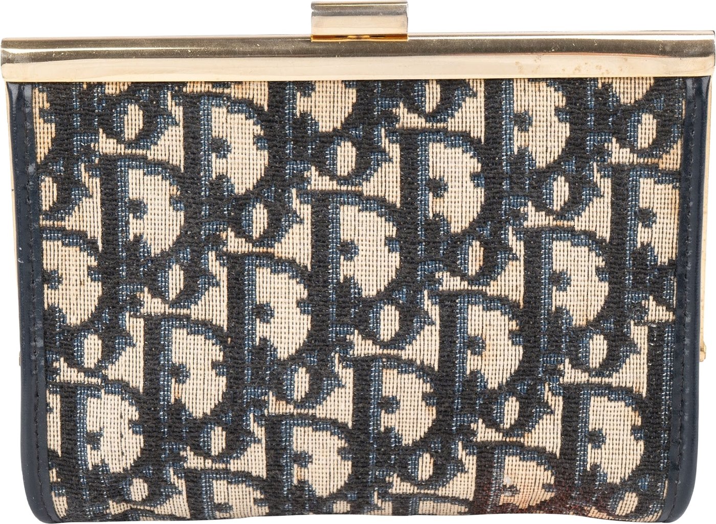 Christian Dior Trotter Monogram Oblique Frame Wallet