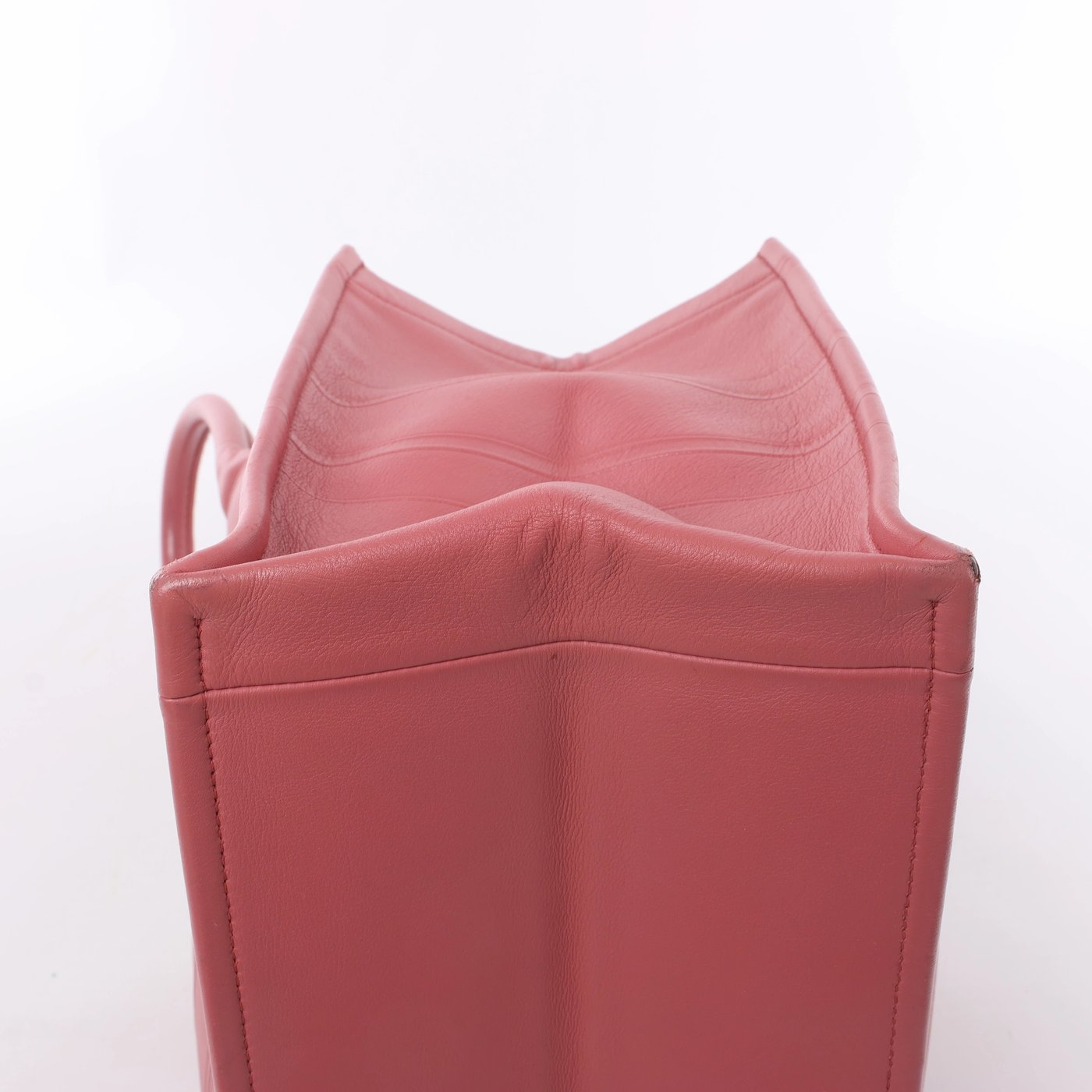 Christian Dior Book Tote Medium Leather Shoulder Bag in Pink
