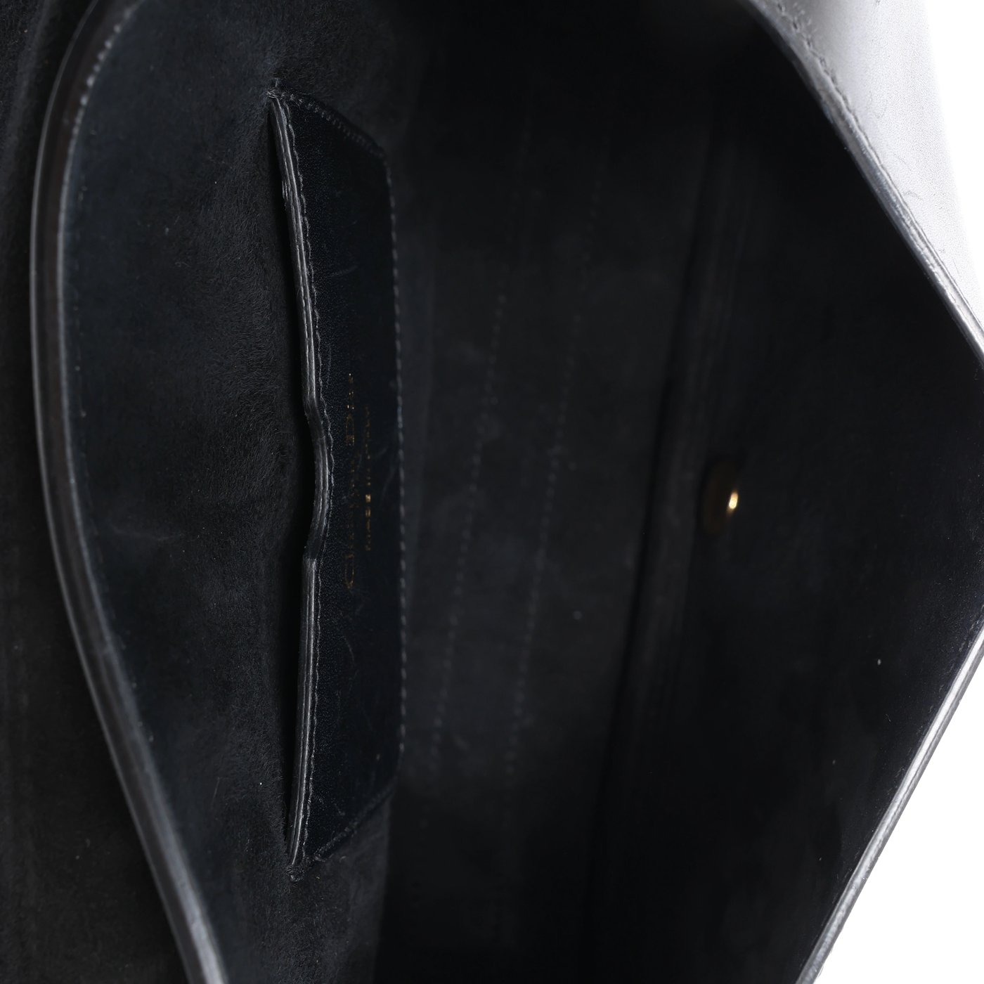 Christian Dior Bobby Leather Crossbody Bag in Black