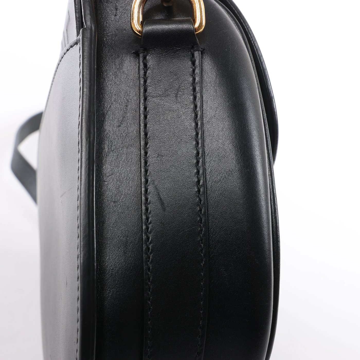 Christian Dior Bobby Leather Crossbody Bag in Black