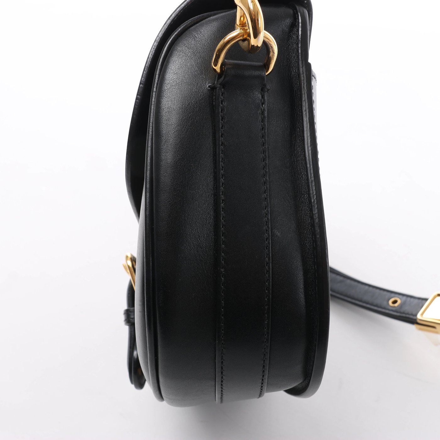 Christian Dior Bobby Leather Crossbody Bag in Black