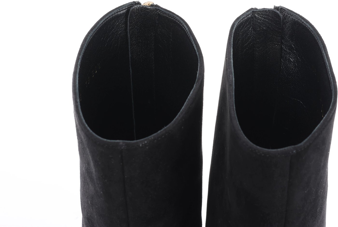 Christian Dior D-RISE Suede Boots 38 1/2 Ladies' Black MC0319