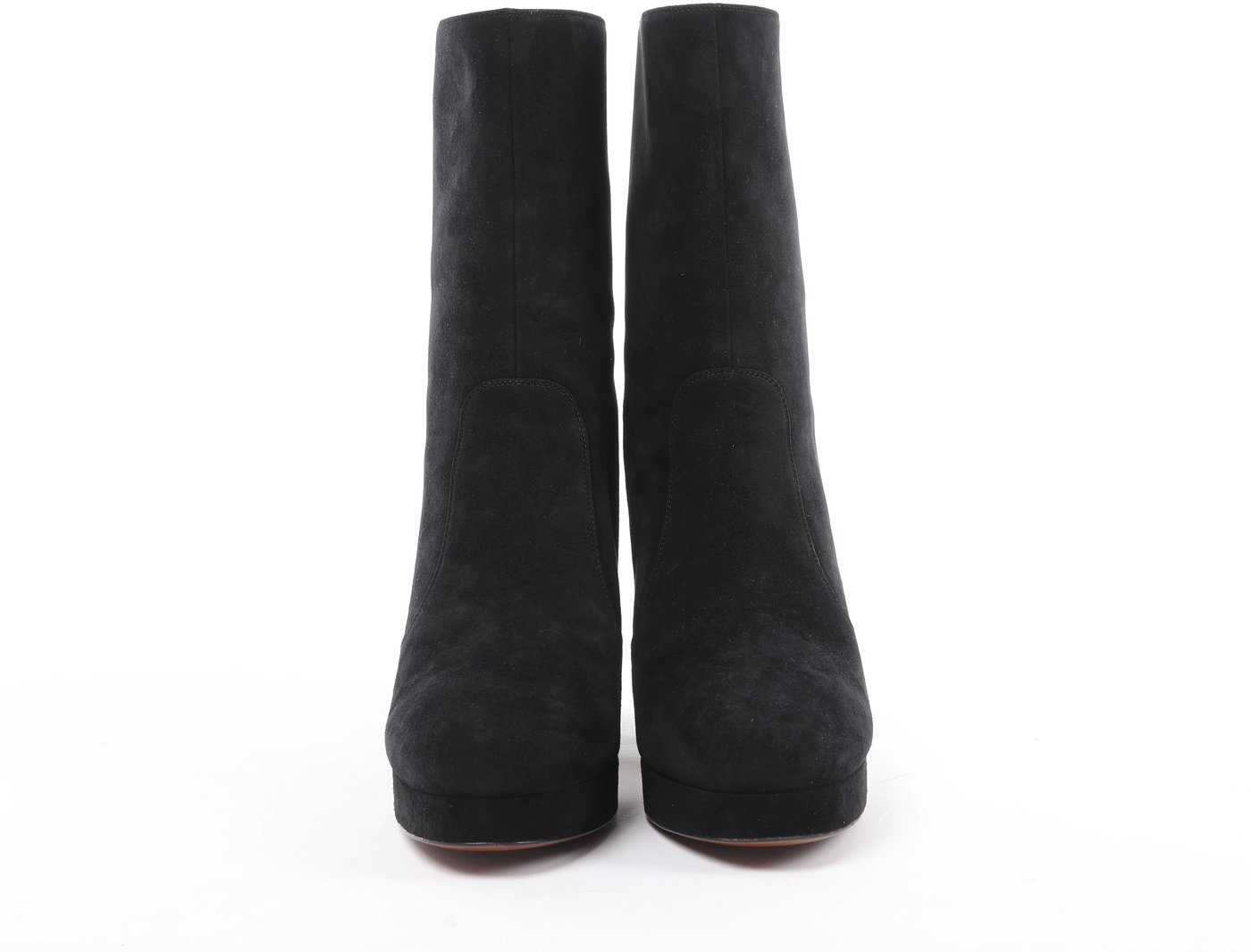 Christian Dior D-RISE Suede Boots 38 1/2 Ladies' Black MC0319