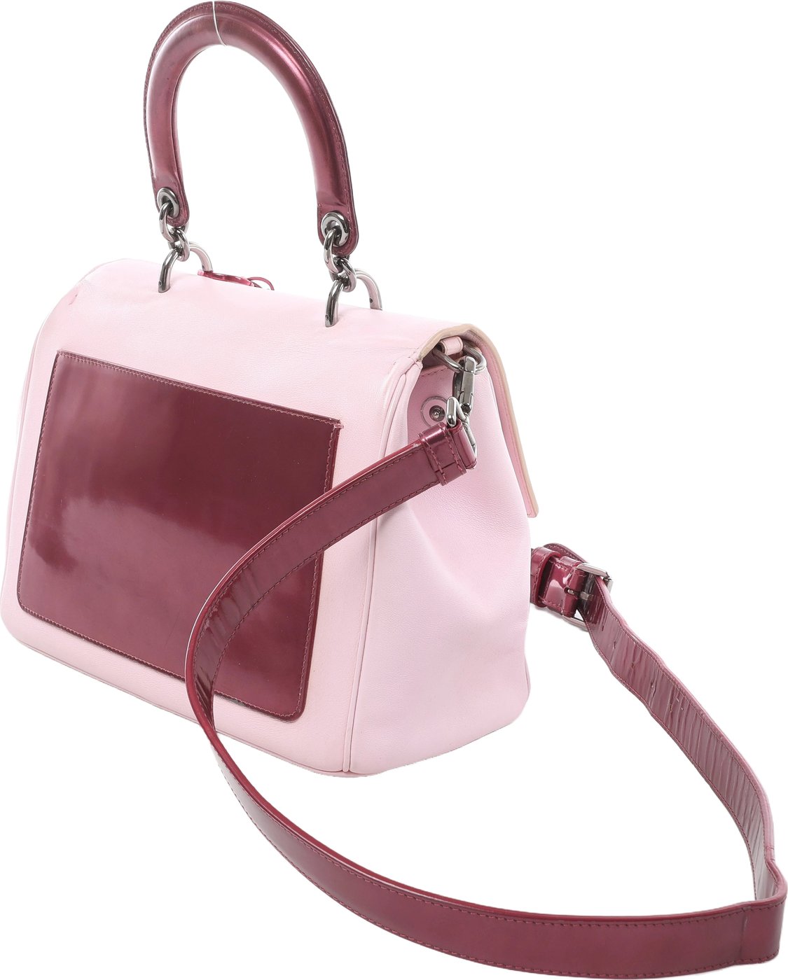 Christian Dior Be Dior Leather 2Way Handbag in Pink