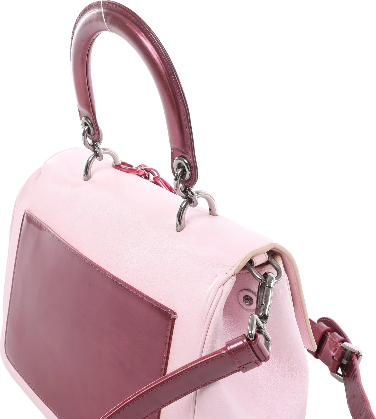 Christian Dior Be Dior Leather 2Way Handbag in Pink