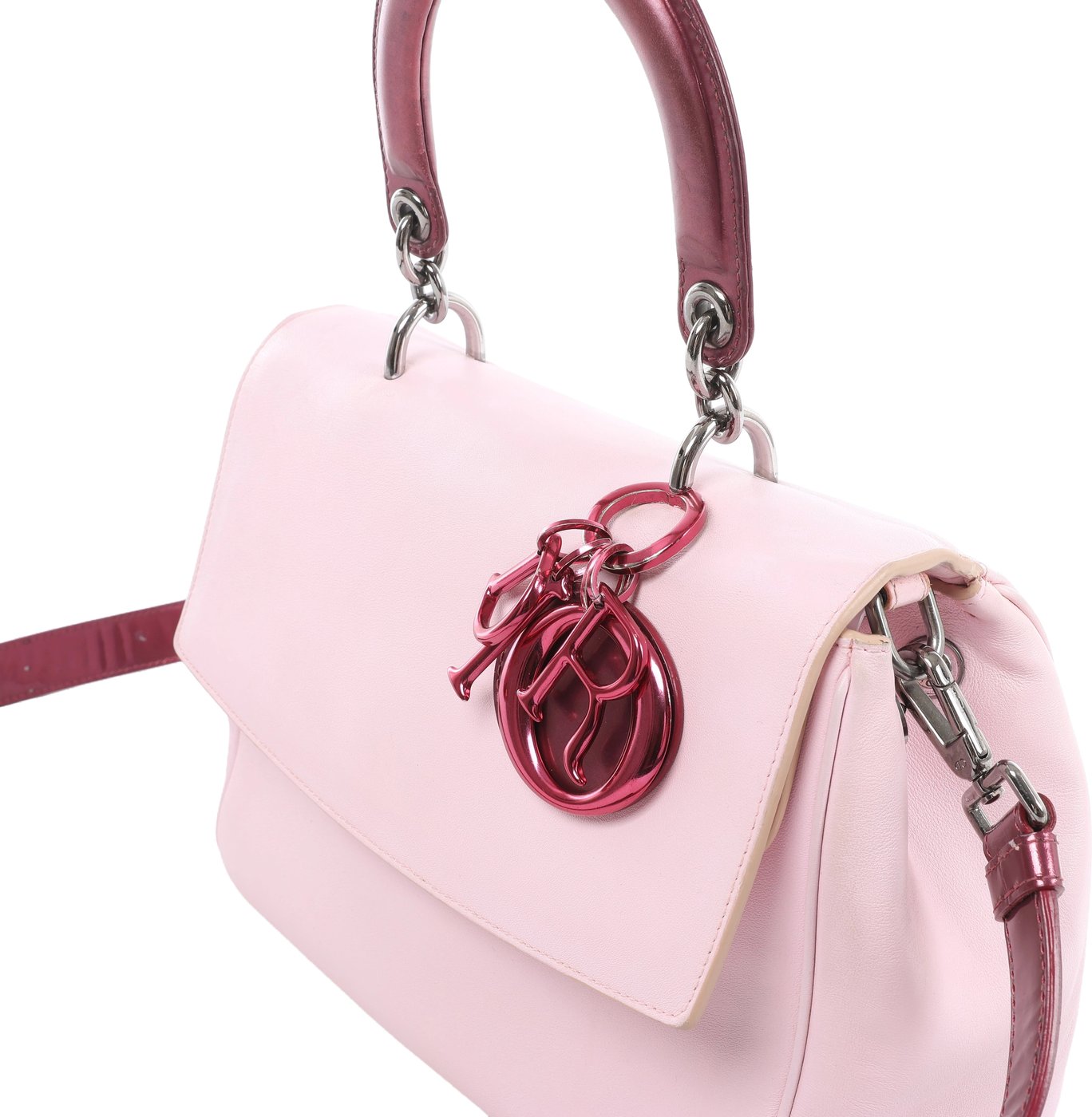 Christian Dior Be Dior Leather 2Way Handbag in Pink