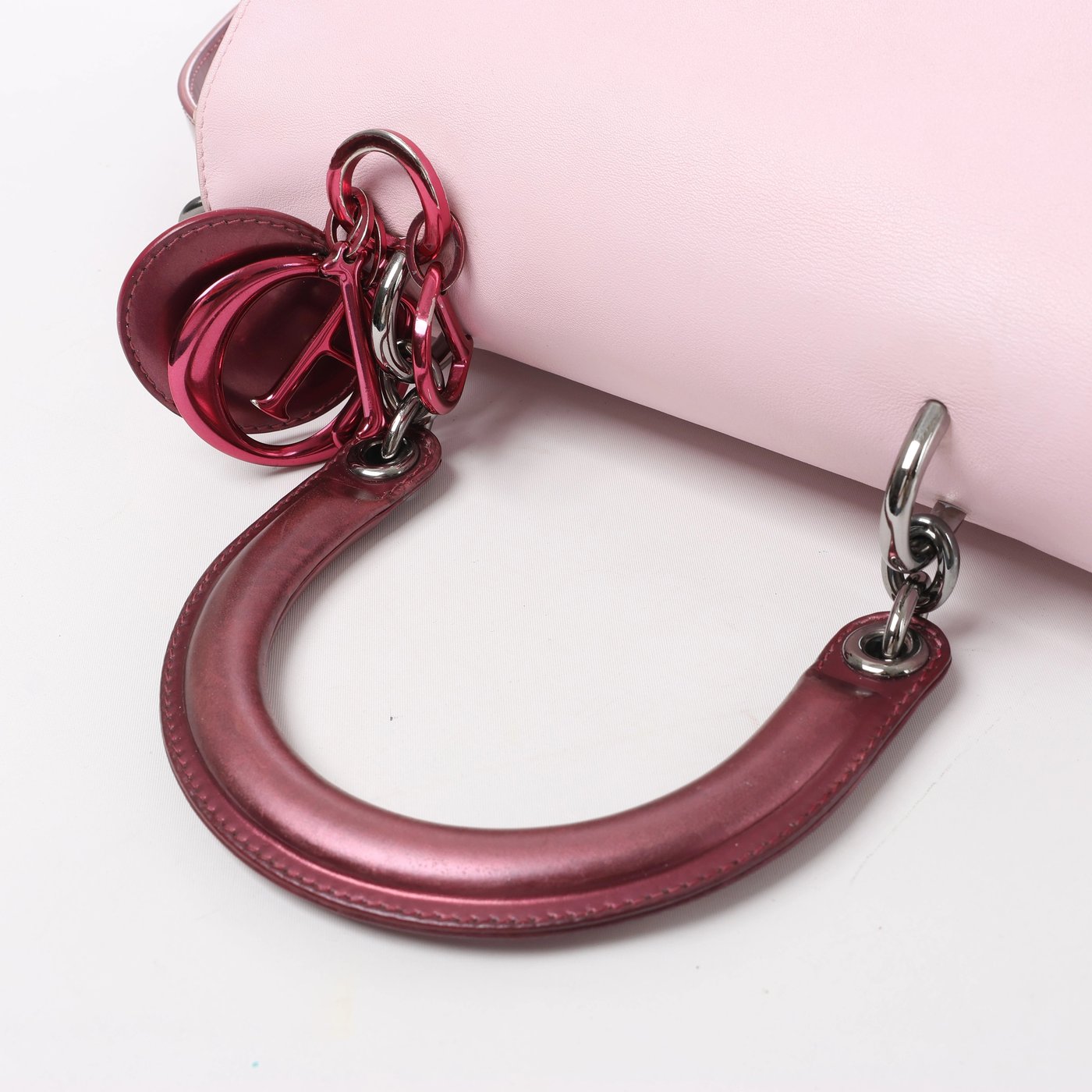 Christian Dior Be Dior Leather 2Way Handbag in Pink