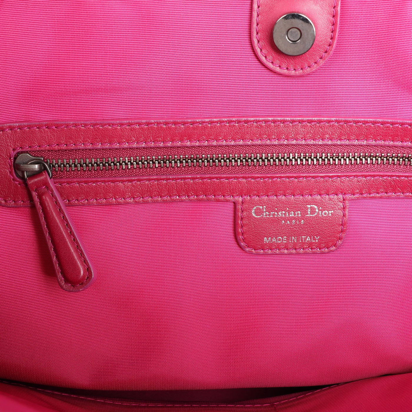 Christian Dior Panarea Cannage Coated Canvas x Leather Wood-Link Shoulder Bag in Purple